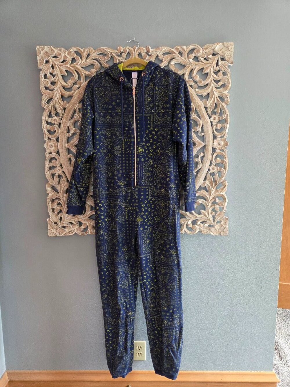 Savage X Fenty Forever Savage Hooded Onesie Holly Daze Print